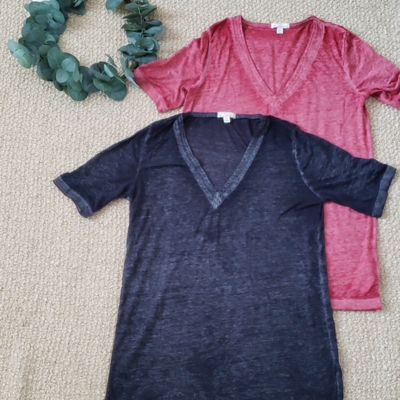 GAP Tops - Bundle of 2 Gap Burnout V-neck Tees size XS